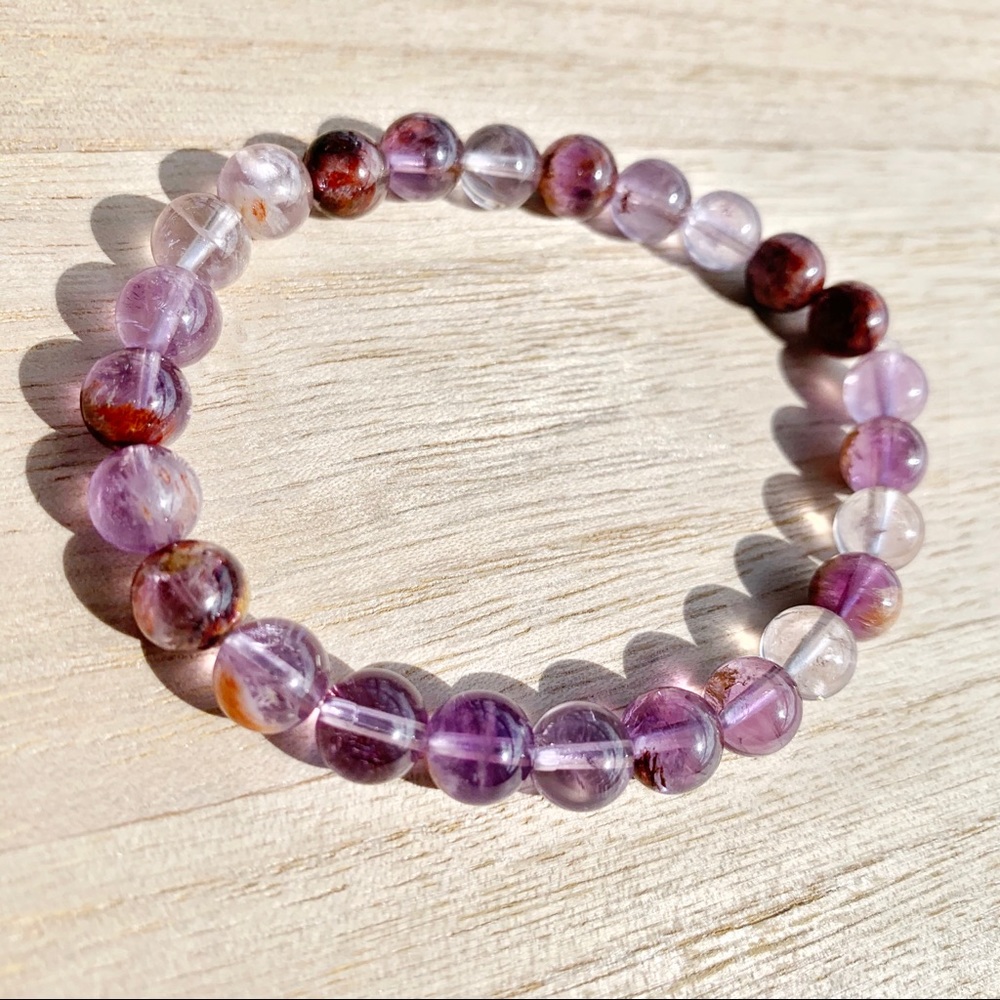 Chakra Bracelet Gemstone Set 7 Bracelets Handmade - Picture 4 of 9